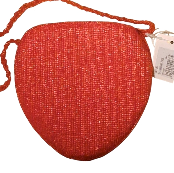 C. Marie Vintage Strawberry Beaded Handbag and Coin Purse - Picture 3 of 7